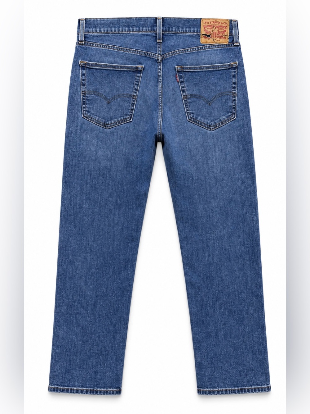 Levi’s 502 Jeans Mens 36x29 Blue Denim Regular Taper Red Tab